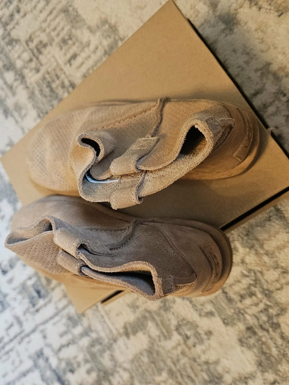 UGG Classic Mini Perforated Suede Boot - Chestnut